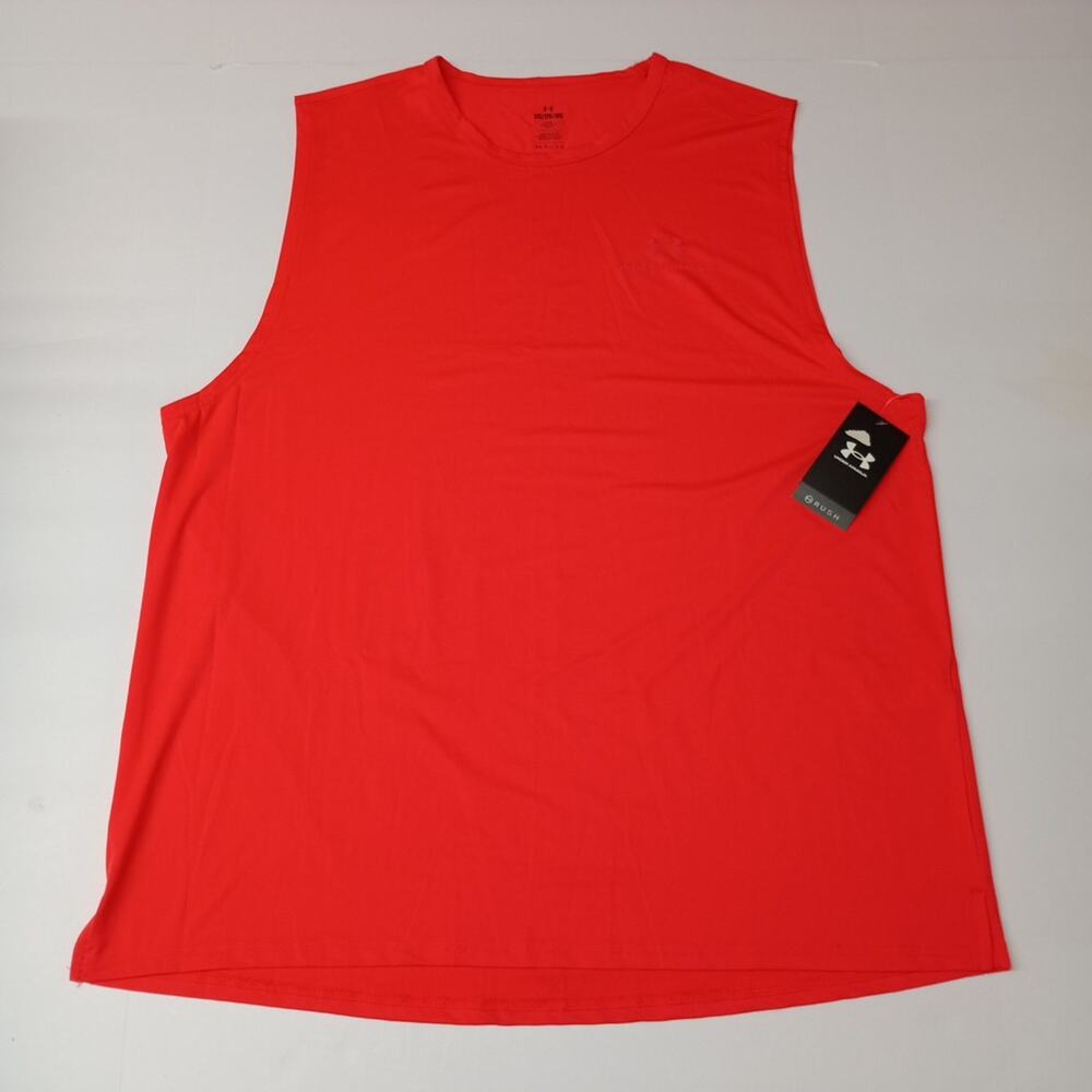 NWT Under Armour Vanish Energy Tank Top Men's Size 2XL Red